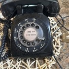 Vintage Black Rotary Desk Telephone Phone  Bell System Western Electric 500 M1