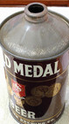 Stegmaier Gold Medal - Empty- Quart - Cone Top Beer Can With Cap  Irtp  Brooklyn
