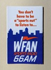 1989 New York Mets Baseball Pocket Schedule Mlb Wfan Version Davey Johnson             