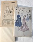 Vogue 8752 Vintage 1950s Dress Sewing Pattern Size 14 Bust 32     Full Skirt       