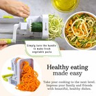 Brieftons Quickfold 5-blade Spiralizer With 5 Japanese Stainless Steel Blades