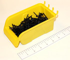 Wallpeg Pegboard Bin Kit - Peg Board Parts Storage Craft Organizer Basket 6 Bin