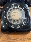 Western Electric Bell System Black Rotary Dial Telephone Model 501- Vintage