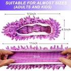 4 Pcs Shoes Cover Dust Duster  Washable Mop Slippers Shoes For Floor Cleaning   
