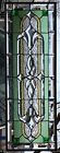 Stained Glass Transom Window Hanging Panel 34 1 4 X 12 1 2  Incl Hooks