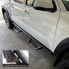 Fit 2010-2024 Toyota 4 Runner Side Step 3  Nerf Bar Running Boards Bcka Black