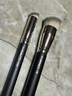 Mac 170 270s Foundation Concealer Brush Set Synthetic Rounded Slant Blending