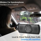 Auto Sun Visor B-t Wireless Hands Free Car Kit Speakerphone Speaker Phone 
