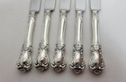 5 Vintage Towle Sterling Silver Old Master Dinner Knives Flatware 8 7 8  No Mono