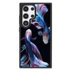 For Samsung S25 S24 S23 Fe Ultra A15 A16 Colored Betta Fighting Fish Funny Cases
