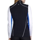 Tail Women   s Performance Black Full Zip Front White Trim Golf Vest Size Xl