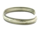 Vintage Navajo Bracelet Sterling Silver Handmade Traditional Artist Signed Tahe