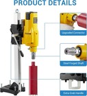 Diamond Core Drill Machine Dry   Wet Concrete Core Drill Rig With Stand 750rpm