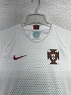 Portugal National Team Jersey Shirt Mens Small White Nike 2018 Soccer Away