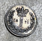 1875 Great Britain Maundy Penny 1d Victoria Silver
