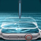 2-pack For Apple Watch Series 10 9 8 7 6 5 Uv Liquid Tempered Glass Screen Film