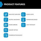 Mirror Assembly Heated Folding Blind Spot 2019-2022 Gmc Sierra 1500 Power Side