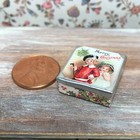 Dollhouse Miniature 1 12 Christmas Tin  empty
