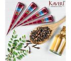 Best Natural Kaveri Temporary Tattoo Mehandi Herbal Henna 12 Cones Body Art Kit