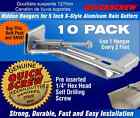 Quick Screw 5  10 Pack Premium Hidden Rain Gutter Bracket Hook Hangers With Clip