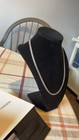 Van Xander Sterling Silver Cuban Link Chain Necklace Lobster Closure