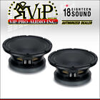 Eighteen Sound 10mb600 Mid-bass Mid-range 18sound Replacement 10  Speaker  pair 