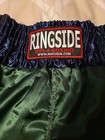 Ringside Satin Boxing Trunks Shorts Green   Blue  mens Med 