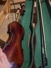 Vintage German Violin With Case And Bow