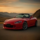 For Honda S2000 Ap1 Replacement Led Dual Halo Projector Headlights Pair Black