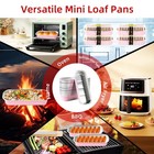 Orlashop Mini Loaf Pans With Lids And Spoons Sealing 6 8 Oz  Pink
