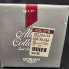 Vintage Gorham Althea Grannycore Full Lead Crystal Coasters Vintage Set Of 4 