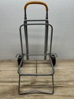 Vtg Travel Caddy Luggage Sopping Cart Folding Metal Rolling Shopping Dolley