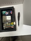 Mixed Darts Lot W  Biochemistry Book-style Dart Case Carrying Case   Flights