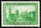 1939 Us Poster Stamps Eaton s Fine Letter Papers Complete Complete Set 10 Mnh