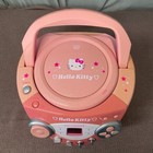 2001 Hello Kitty Cdg Karaoke Machine Hk101 Cd Player Missing Powercord Microphon