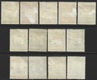 Southern Rhodesia 1937 Kgvi Definitive Set Of 13  Sg 40 52 Mint Hinged Cat   85