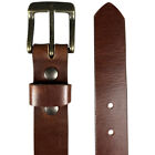 1 25  Cognac Full Grain Leather Belt Handmade In Canada By Zelikovitz