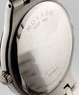 Movado Men s Metio Stainless Steel Watch W black Dial   Diamond Hour Markers