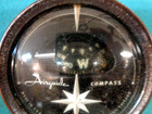 Vintage Airguide Dash-mounted Compass Model 4787 For Boat Or Car Use 4 Inch Diam