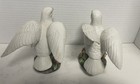 Vintage Pair Of Turtle Dove Figurines Unmarked