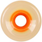 Longboard Cruiser Wheels Set 62mm X 33mm 84a Translucent Peach Usa Made Abec 7