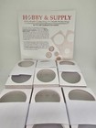 600 Premium H s 2x2 In Cardboard Coin Flip Mylar Large D 40mm Size