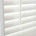 Anti-microbial 2-inch Cordless Faux Wood Blinds Shade Antique White Multi Sizes