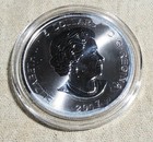 2017 Lynx Cat Back Canada  9999 Fine Silver 1 Oz  Five Dollar Bullion Coin Round