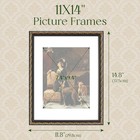 Twing 11x14 Picture Frame ornate Vintage 11x14 Frame black Gold 1 Pack