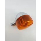 Harley Davidson Turn Signal Indicator Light Bullet Style Usa Chrome Amber Orange