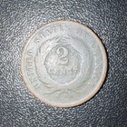 1865 Two Cent Piece United States Copper Coin Civil War Era