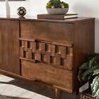 Mid Century Modern Sideboard Cabinet Buffet Cupboard Credenza Stand Solid Wood