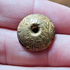 75 Antique 19th Century Sewing Buttons Brass Aesthetic Design Leaves Bugs