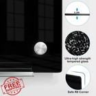 Kizzby 48 x36  Black Magnetic Dry Erase Board